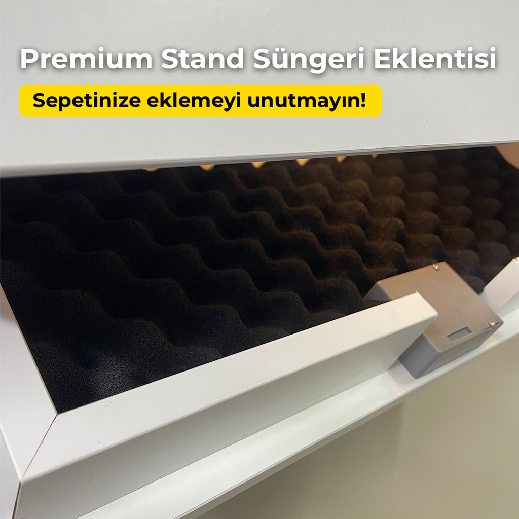 Gizli Bölmeli Raf Beyaz Renk